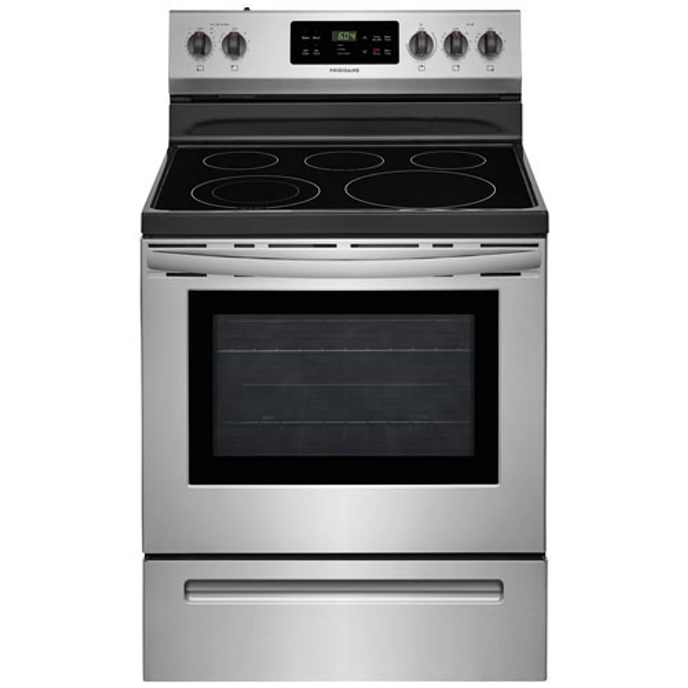 Cuisinière électrique autonome 30 po de Frigidaire (CFEF3054US) - Inox - Boîte ouv. - Parfait état