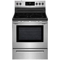 Cuisinière électrique autonome 30 po de Frigidaire (CFEF3054US) - Inox - Boîte ouv. - Parfait état