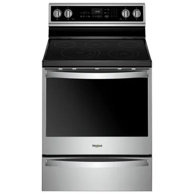 Cuisinière électr. convec. véritable 30 po de Whirlpool (YWFE975H0HZ) - Inox - BO - Endommagé