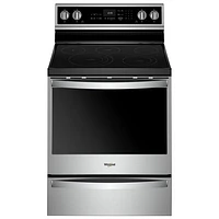 Whirlpool 30" True Convection Electric Range (YWFE975H0HZ) - Stainless - Open Box - Scratch & Dent