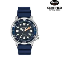 Open Box - Citizen Promaster Diver 42mm Men's Solar Powered Sport Watch - Blue/Silver