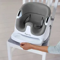 Ingenuity Baby Base 2-in-1 Booster Seat with Tray - Slate