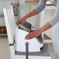 Ingenuity Baby Base 2-in-1 Booster Seat with Tray - Slate
