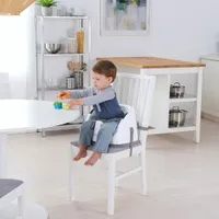 Ingenuity Baby Base 2-in-1 Booster Seat with Tray - Slate