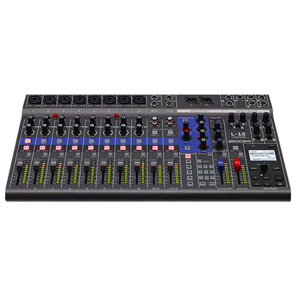 Zoom LiveTrak 12-Channel Digital Mixer (L12)