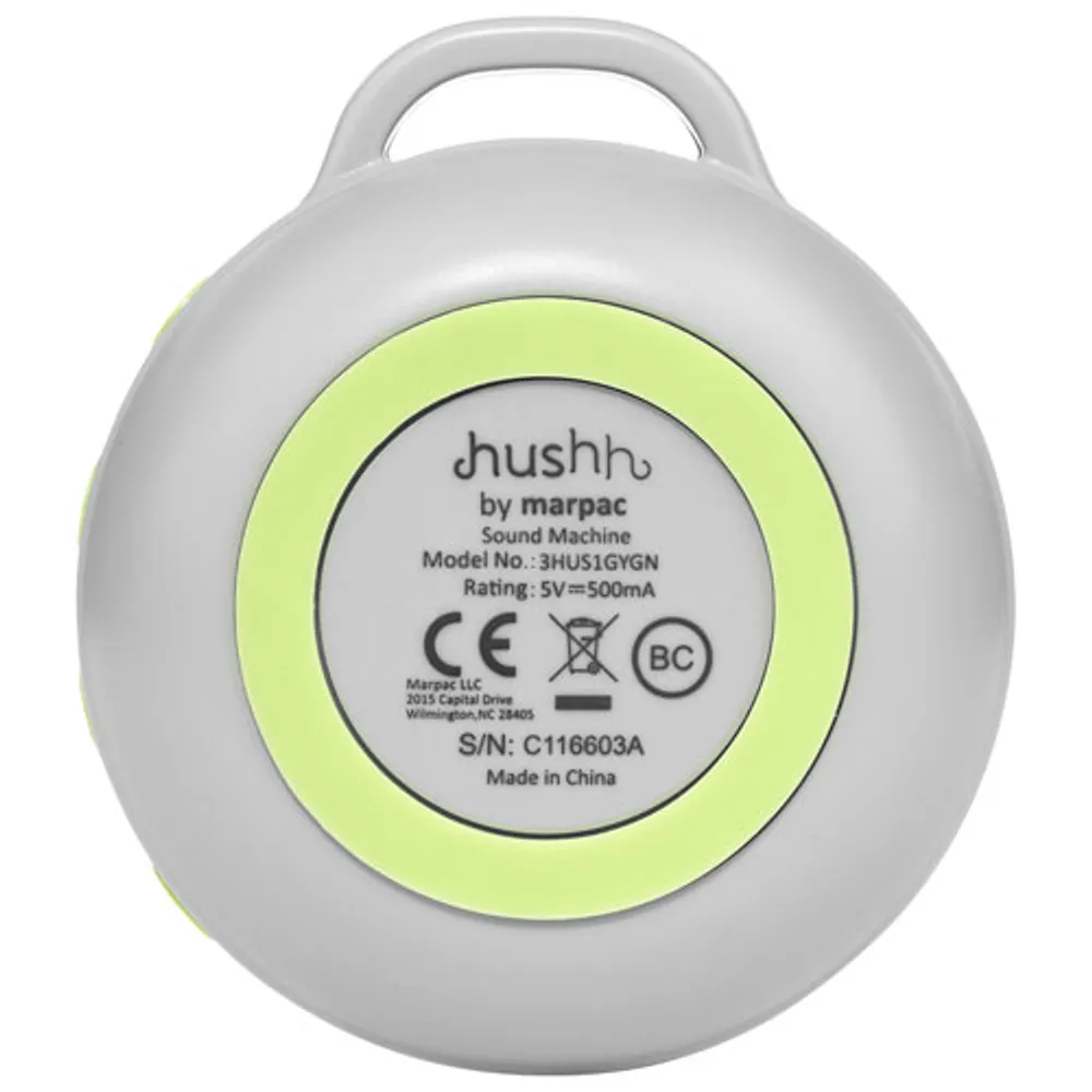 Marpac Hushh Sound Machine for Baby - Grey