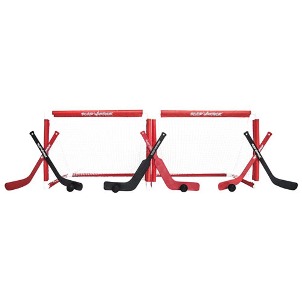 Road Warrior Mini 2-Goal Hockey Set