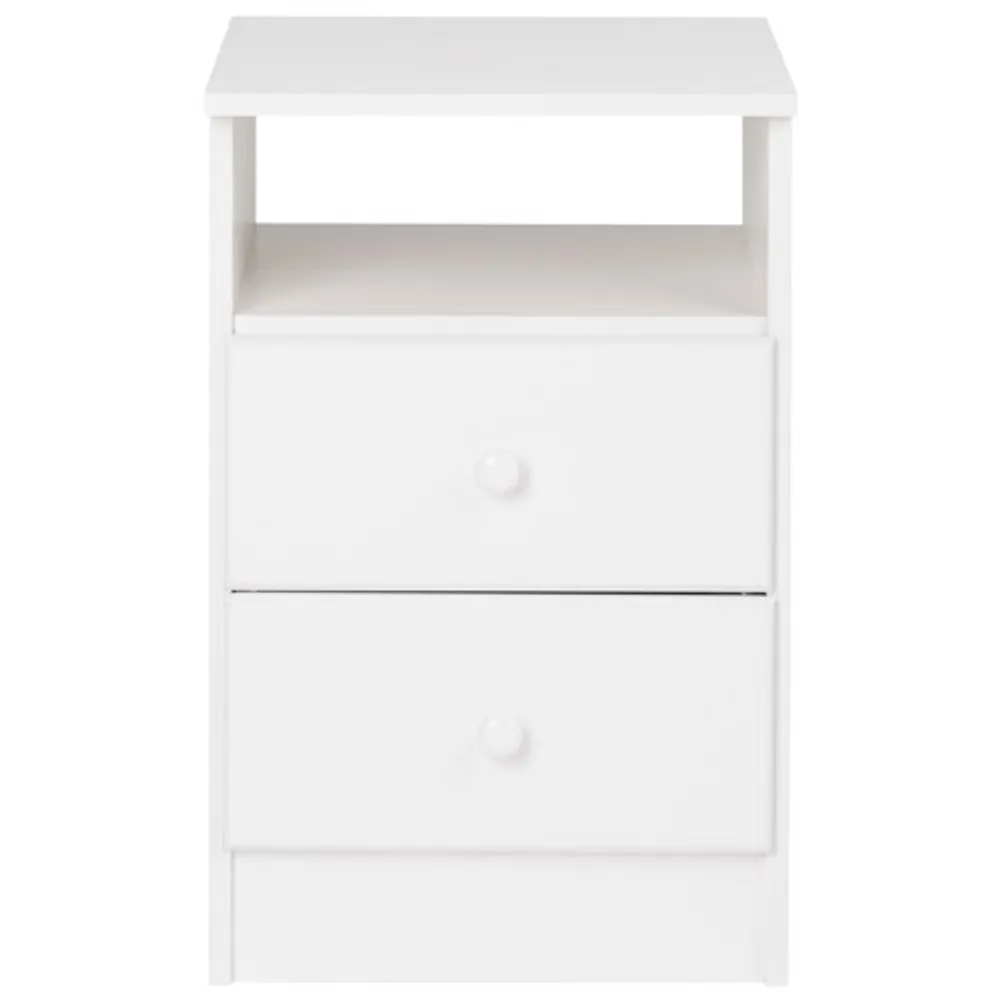 Astrid Transitional 2-Drawer Nightstand