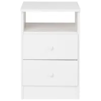 Astrid Transitional 2-Drawer Nightstand