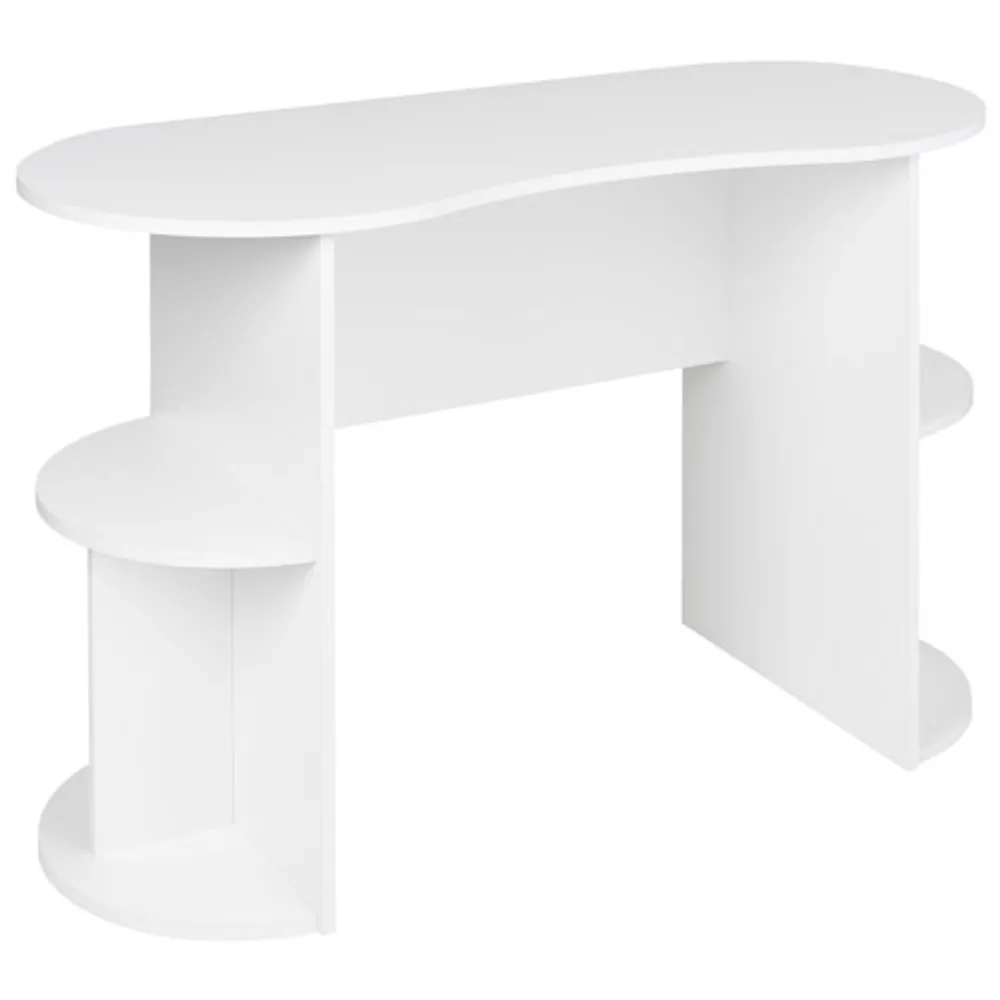 Kurv Modern Computer Desk - White