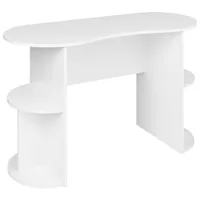 Kurv Modern Computer Desk - White