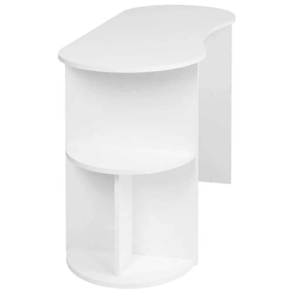 Kurv Modern Computer Desk - White