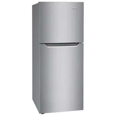 Frigidaire 24" 11.6 Cu. Ft. Top Freezer Refrigerator (FFET1222UV) - Brushed Steel
