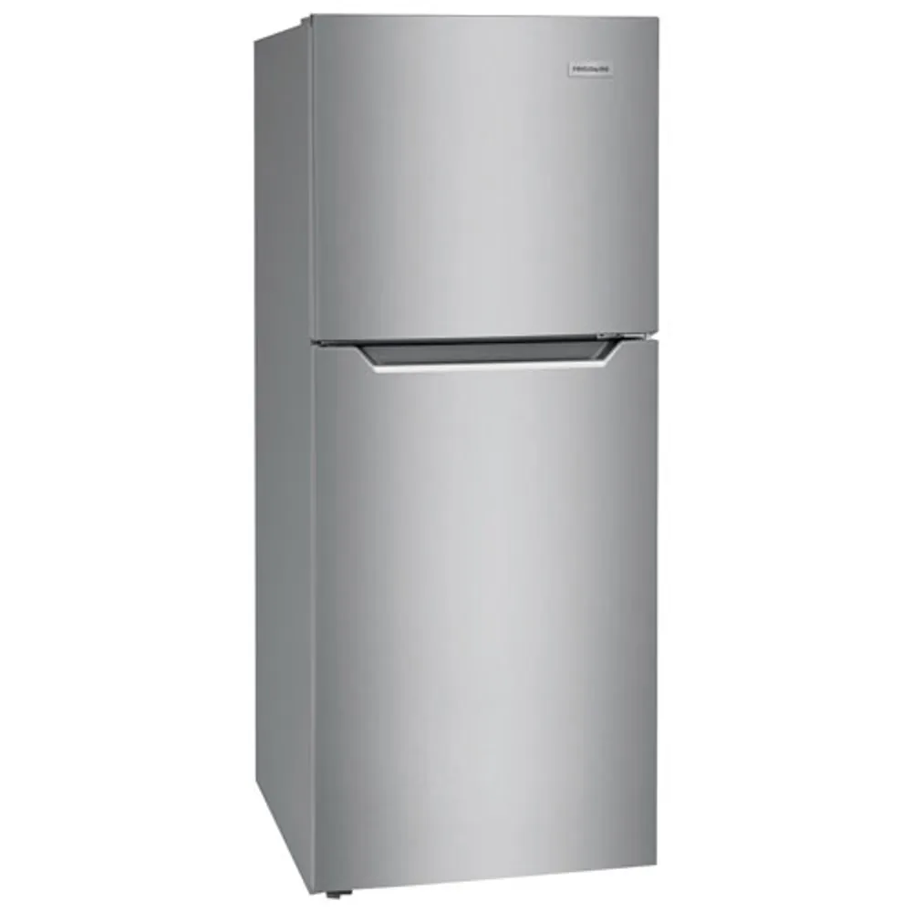 Frigidaire 24" 11.6 Cu. Ft. Top Freezer Refrigerator (FFET1222UV) - Brushed Steel