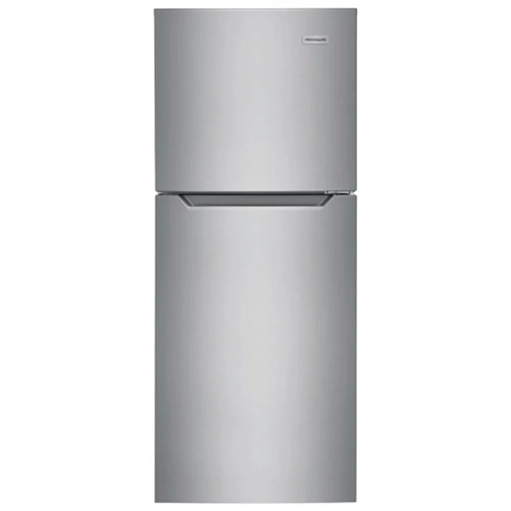 Frigidaire 24" 11.6 Cu. Ft. Top Freezer Refrigerator (FFET1222UV) - Brushed Steel