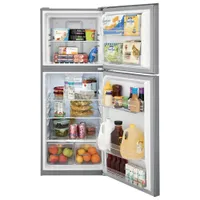 Frigidaire 24" 11.6 Cu. Ft. Top Freezer Refrigerator (FFET1222UV) - Brushed Steel