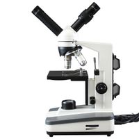 Walter Products 40x - 400x Dual View Compound Microscope with Built-in Camera (BMT404DLEDDNS5)