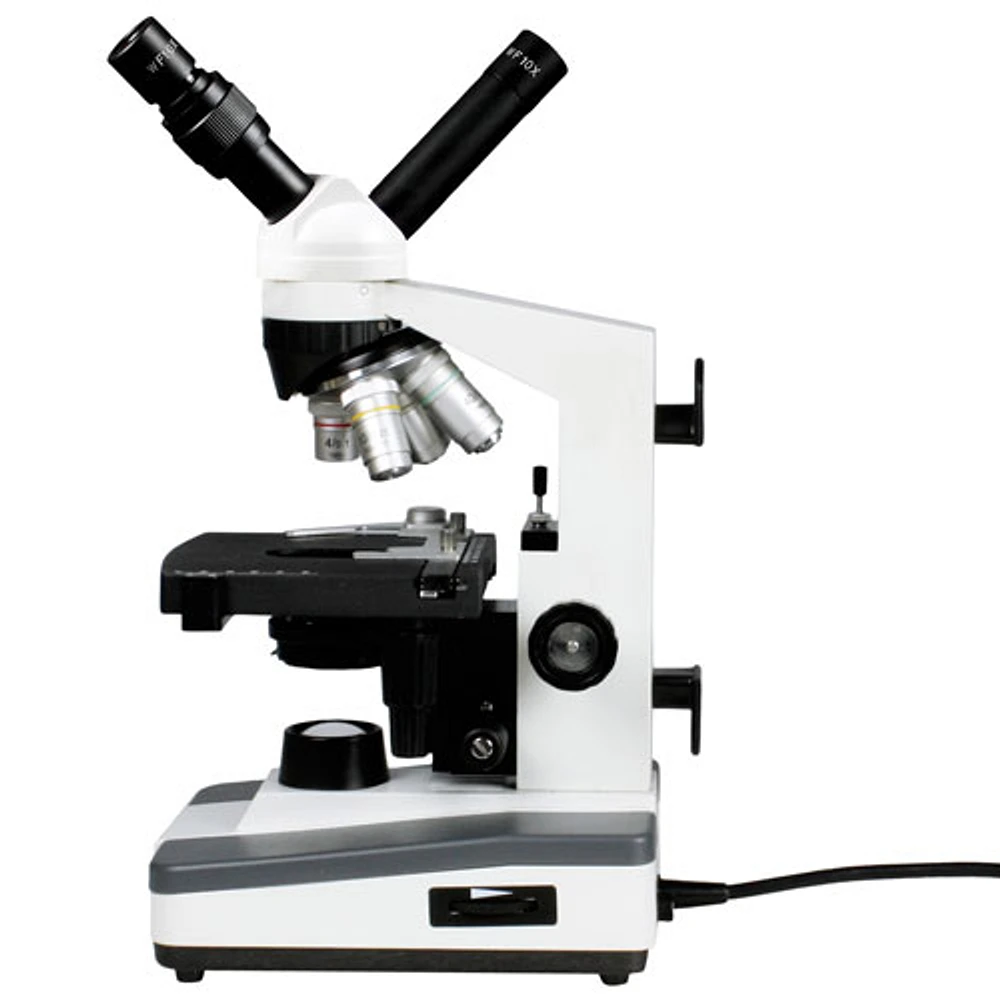 Walter Products 40x - 1000x Dual View Compound Microscope with Built-in Camera (LTM404LEDDNS5)