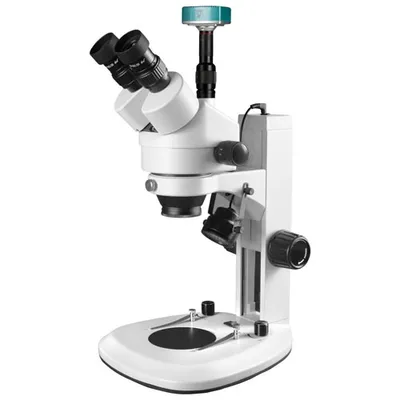Walter Products 7x - 45x Trinocular Stereo Microscope with Built-in Camera (QZFDNS3609)