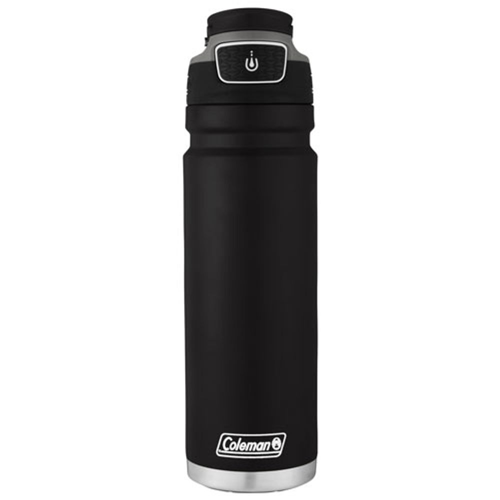 Coleman FreeFlow 700ml (24oz.) Insulated Stainless Steel Water Bottle - Black