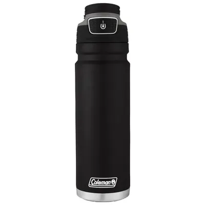 Coleman FreeFlow 700ml (24oz.) Insulated Stainless Steel Water Bottle - Black