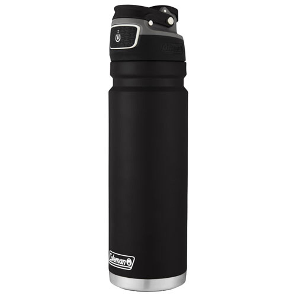 Coleman FreeFlow 700ml (24oz.) Insulated Stainless Steel Water Bottle - Black