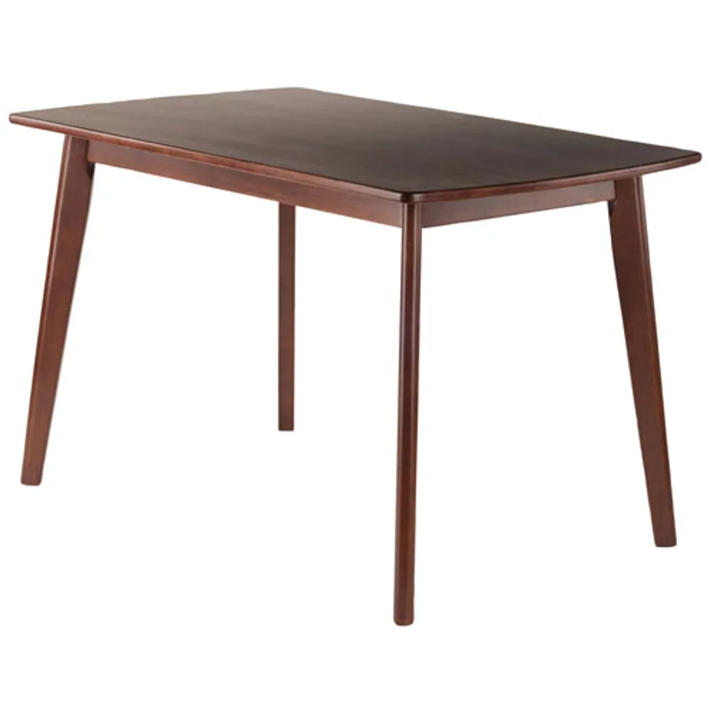 Shaye Transitional 4-Seating Casual Dining Table - Walnut