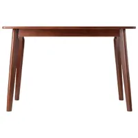 Shaye Transitional 4-Seating Casual Dining Table - Walnut