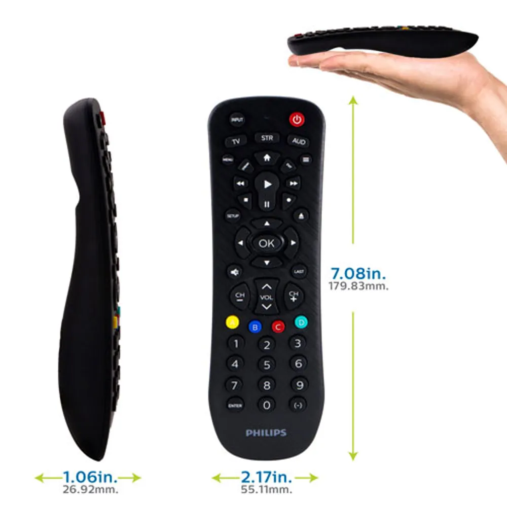 Philips 3-Device Universal Remote Control