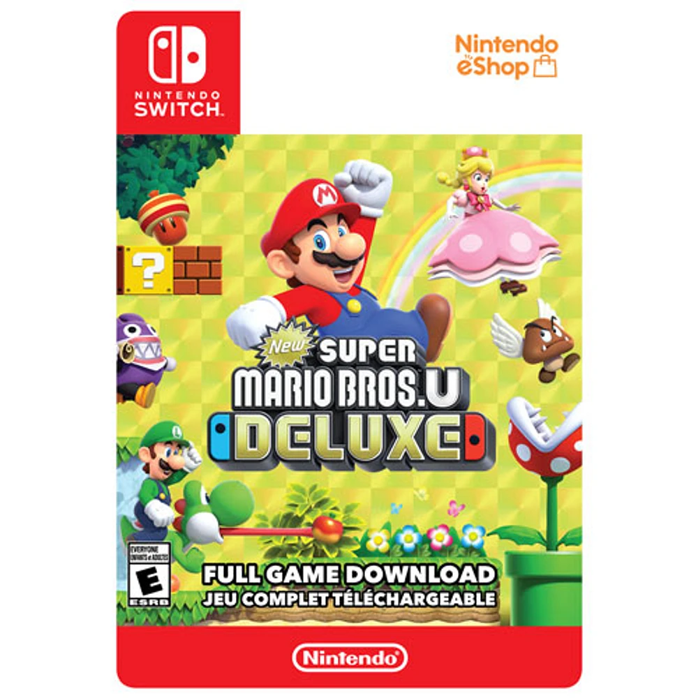 New Super Mario Bros U Deluxe Nintendo Switch - Jeux vidéo - Achat & prix