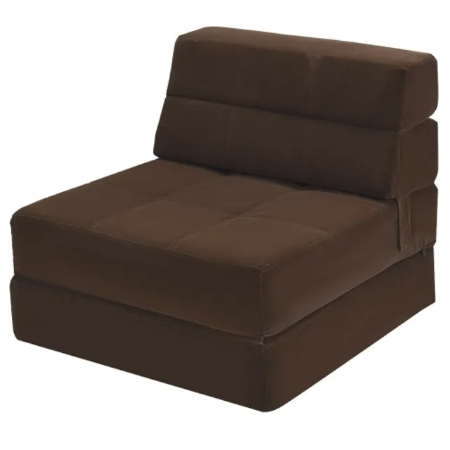 Folding 6 Position Convertible Sleeper Bed Armchair Lounge Couch