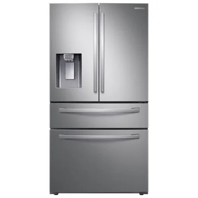 Samsung 36" 28 Cu. Ft. French Door Refrigerator with Ice Dispenser (RF28R7201SR/AA) - Stainless Steel