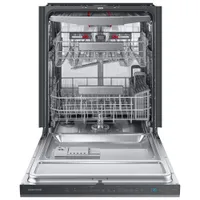 Samsung 24" 39dB Built-In Dishwasher with Stainless Steel Tub (DW80R9950UG/AA) - Black Stainless Steel