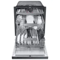 Samsung 24" 39dB Built-In Dishwasher with Stainless Steel Tub (DW80R9950UG/AA) - Black Stainless Steel