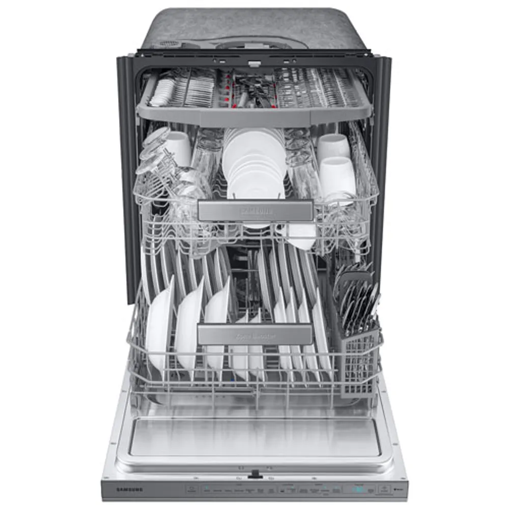 Samsung 24" 39dB Built-In Dishwasher with Stainless Steel Tub (DW80R9950US/AA) - Stainless Steel