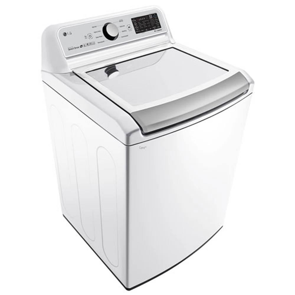 LG 5.8 Cu. Ft. High Efficiency TurboWash Top Load Washer (WT7300CW) - White