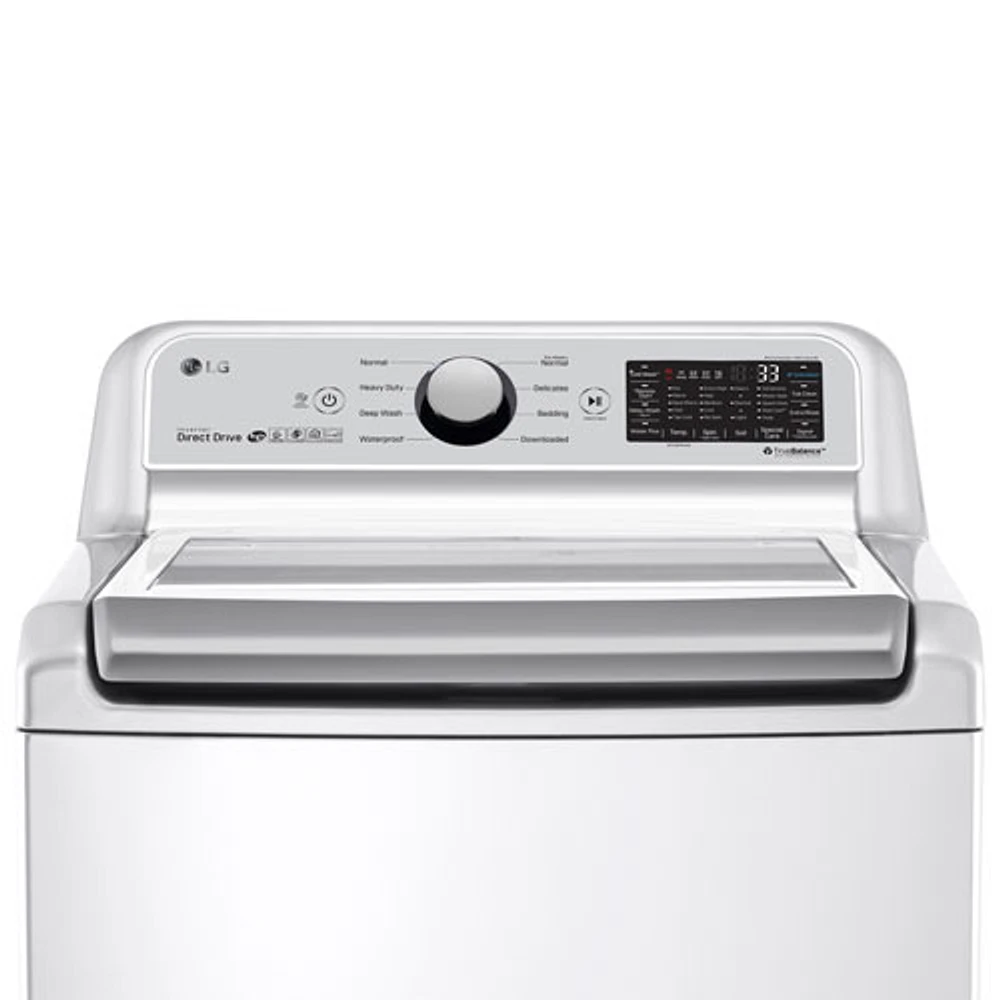 LG 5.8 Cu. Ft. High Efficiency TurboWash Top Load Washer (WT7300CW) - White