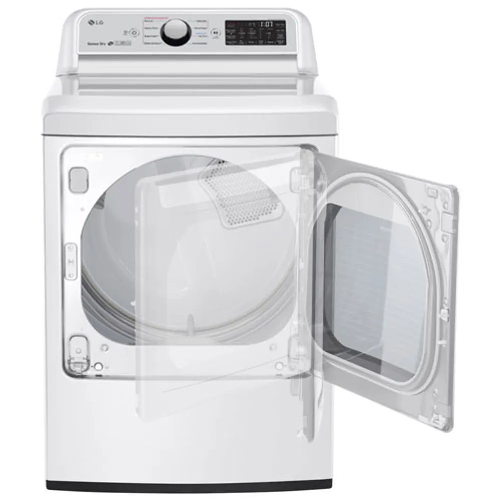 LG 7.3 Cu. Ft. Electric Dryer (DLEX7250W) - White