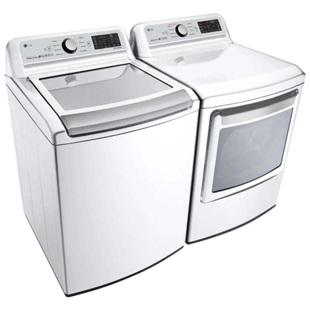 LG 7.3 Cu. Ft. Electric Dryer (DLEX7250W) - White