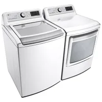 LG 7.3 Cu. Ft. Electric Dryer (DLEX7250W) - White