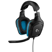 Casque de jeu avec microphone G432 de Logitech - Noir