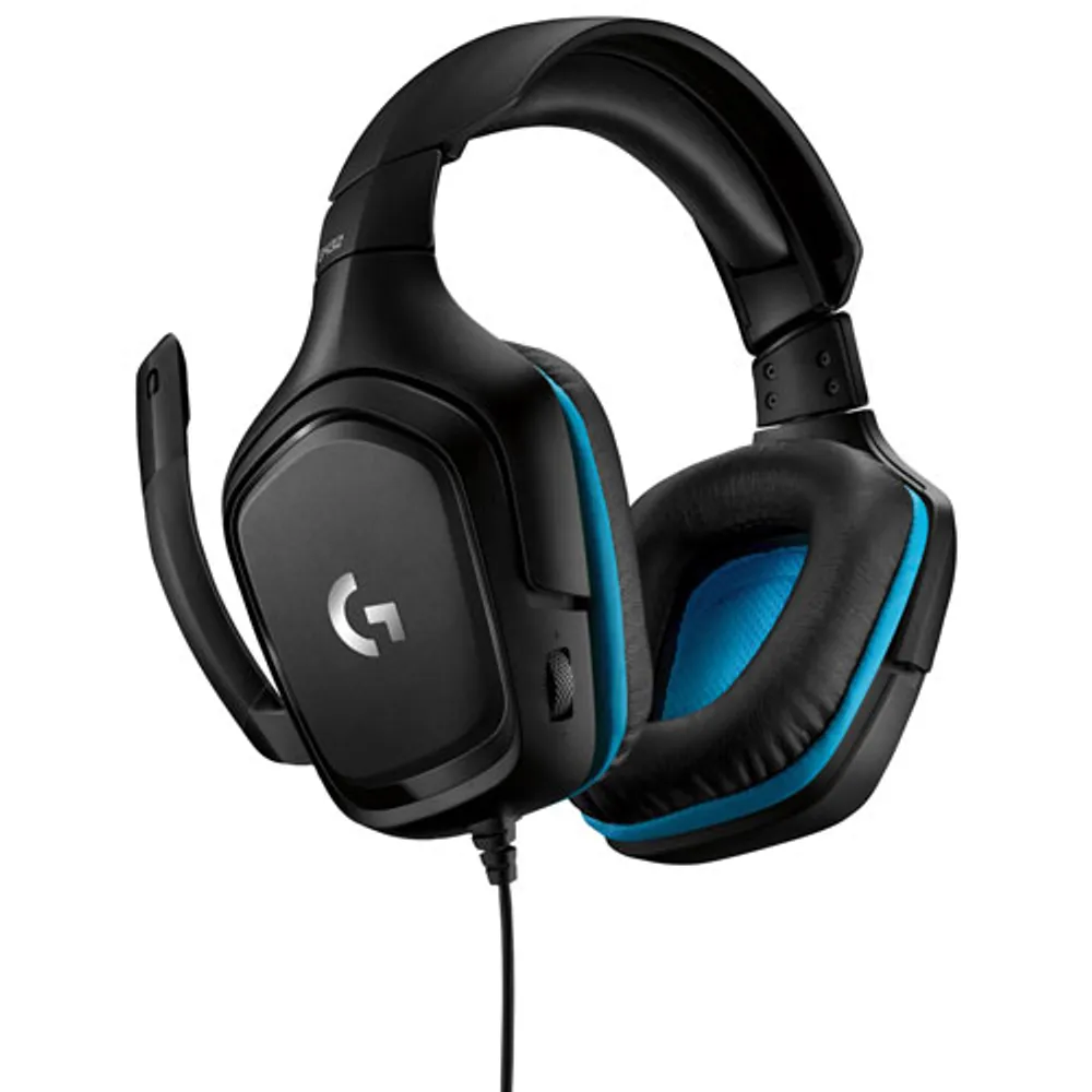 Casque de jeu avec microphone G432 de Logitech - Noir