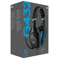 Casque de jeu avec microphone G432 de Logitech - Noir