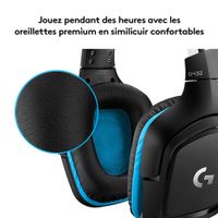 Logitech G432 Gaming Headset with Microphone - Black