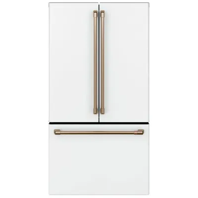 Café 36" 23.1 Cu. Ft. Counter-Depth French Door Refrigerator (CWE23SP4MW2) - Matte White