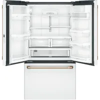 Café 36" 23.1 Cu. Ft. Counter-Depth French Door Refrigerator (CWE23SP4MW2) - Matte White