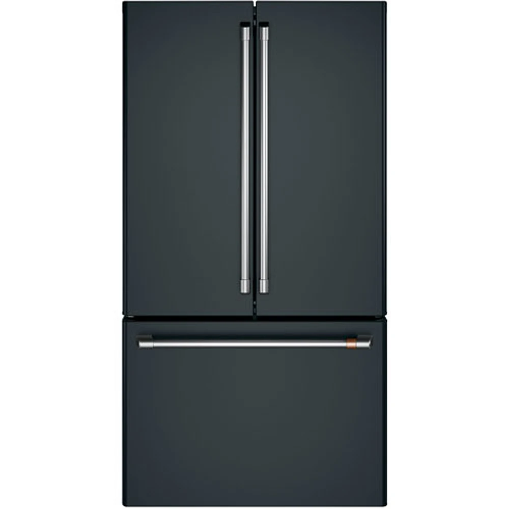 Café 36" 23.1 Cu. Ft. Counter-Depth French Door Refrigerator (CWE23SP3MD1) - Matte Black