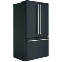 Café 36" 23.1 Cu. Ft. Counter-Depth French Door Refrigerator (CWE23SP3MD1) - Matte Black