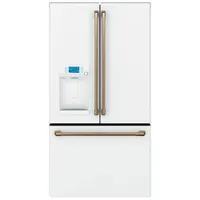 Café 36" 22.2 Cu. Ft. Counter-Depth French Door Refrigerator (CYE22TP4MW2) - Matte White