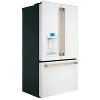 Café 36" 22.2 Cu. Ft. Counter-Depth French Door Refrigerator (CYE22TP4MW2) - Matte White